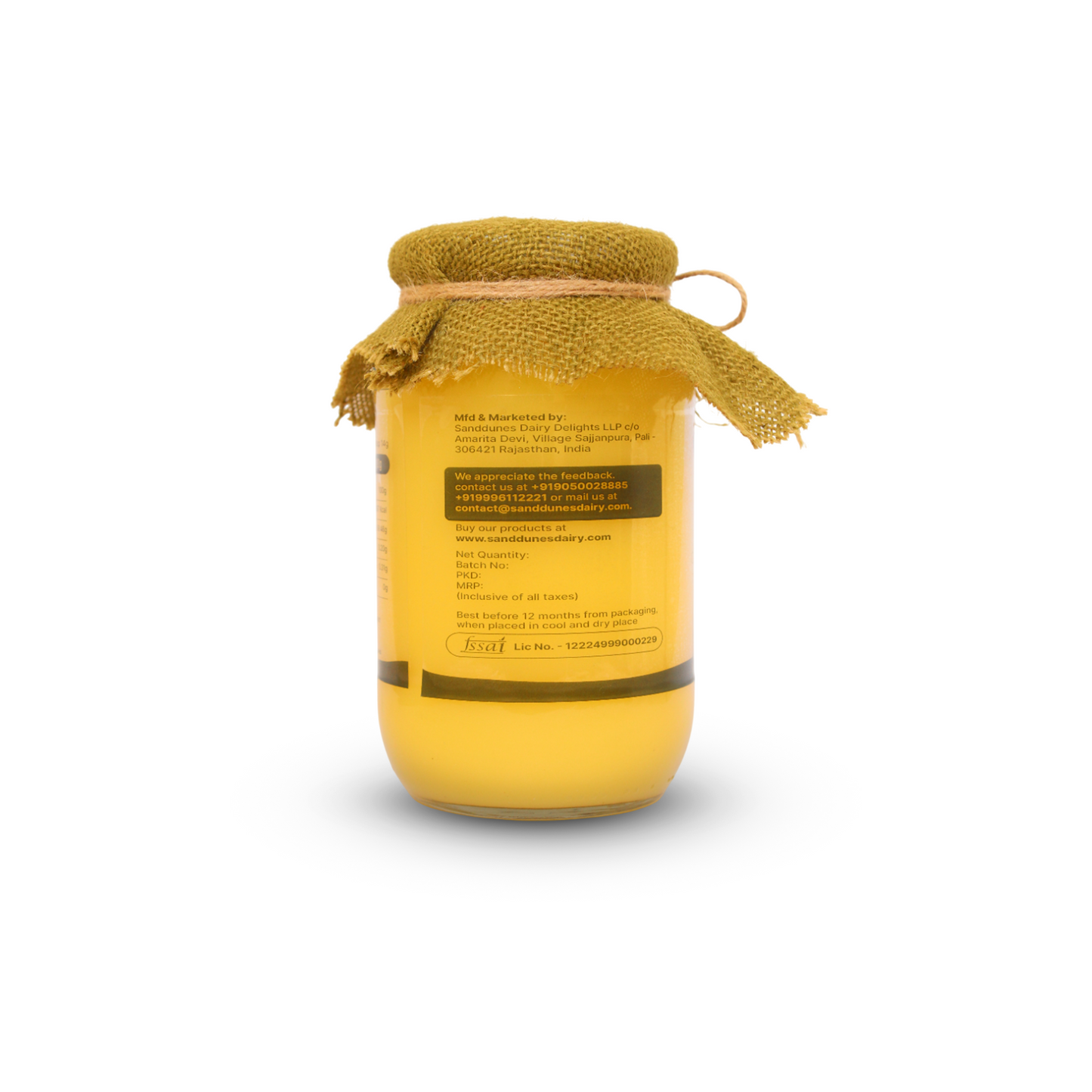 A2 Rasa Ghee Combo- Cow 1000ml and Cow 500ml (COMBO PACK)
